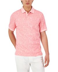Club Room Ben Tropical Polo, Created For Macy's - Pink