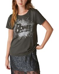 Lucky Brand - Sparkle Bowie Graphic-print T-shirt - Lyst