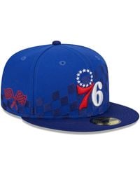 KTZ - Philadelphia 76ers 2024 Nba All-star Game Rally Drive Checkerboard 59fifty Crown Fitted Hat - Lyst