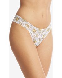 Hanky Panky - Printed Signature Lace Low Rise Thong - Lyst