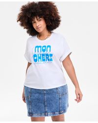 On 34th - Trendy Plus Size Mon Cheri Graphic T-shirt - Lyst