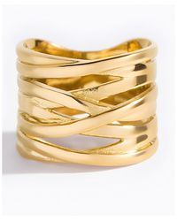 Mint & Lily - Wire Wrap Statement Ring - Lyst