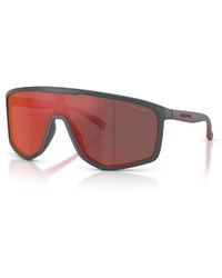 Arnette - Stripe- M Rectangle Sunglasses - Lyst