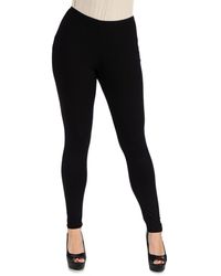 24seven Comfort Apparel - Stretch Ankle Length leggings - Lyst