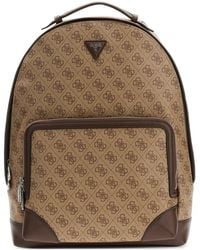 Guess - Milano Monogram Pattern Backpack - Lyst