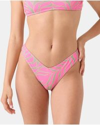 Roxy - Stay Wild V Bottom Cheeky Bottoms - Lyst