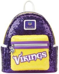 Loungefly - And Minnesota Vikings Sequin Mini Backpack - Lyst