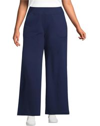 Lands' End - Active Hi Impact High Rise Wide Leg Pants - Lyst