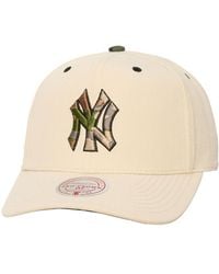 Mitchell & Ness - And New York Yankees Camo Logo Pro Crown Snapback Hat - Lyst