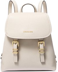 Michael Kors - Michael Quinn Leather Flap Backpack - Lyst
