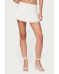 Edikted - Iona Chiffon Ruffle Mini Skirt - Lyst