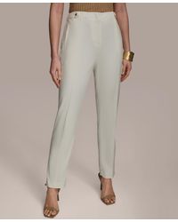 Donna Karan - High Rise Slim-leg Pants - Lyst