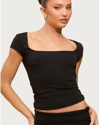 Edikted - Delaney Square Neck Top - Lyst