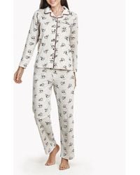 MOOD Pajamas - Flower Bouquet Soft Long-sleeve Pajama Set - Lyst