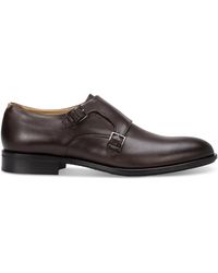 BOSS - By Hugo Colby Double-buckle Monk Strap Dress Shoes - Lyst