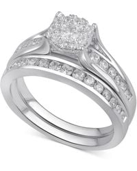 Macy's - Diamond Bridal Channel Set (1 Ct. T.w. - Lyst