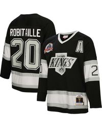 Mitchell & Ness - Luc Robitaille Los Angeles Kings 1992 Blue Line Player Jersey - Lyst