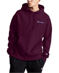 adidas Originals Cotton Trefoil Hoodie in Maroon (Red) for adidas Originals Cotton Trefoil Hoodie in Maroon (Red) for