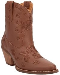 Dingo - Sweetheart Leather Bootie - Lyst