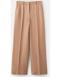Mango - Straight Wool-blend Suit Pants - Lyst