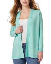 Jones New York - Petite Icon Open-front Relaxed Cardigan - Lyst