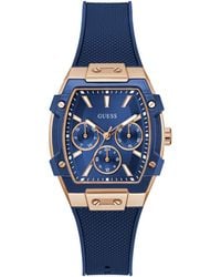 Guess - Rose Gold Tone Multi-function Watch - Lyst