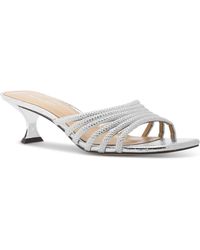 Michael Kors - Michael Haisley Kitten Heel Sandals - Lyst