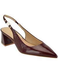 Guess - Sinya Leather Block Heel Slingback Pumps - Lyst