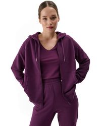 4F - Zip-up Hooded Sweatshirt - Lyst