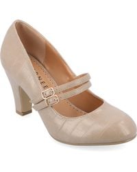 Journee Collection - Windy Double Strap Mary Jane Pumps - Lyst
