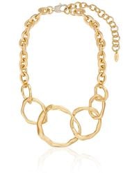 Ettika - Interlocking Chain Necklace - Lyst
