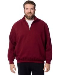 Kingsize - Fleece 1/4 Zip Sweatshirt - Lyst