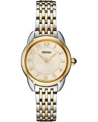 Seiko - Essentials Two-tone Stainless Steel Bracelet Watch 29mm - Lyst