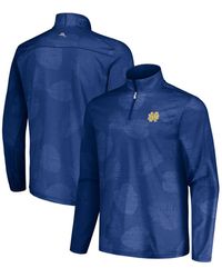Tommy Bahama - Notre Dame Fighting Irish Sport Delray Frond Quarter-zip Jacket - Lyst