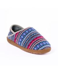 Minnetonka - Packaway Fabric Slipper Collabsible Heel - Lyst