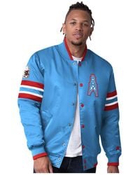 Starter - Houston Oilers Gridiron Classics Vintage Logo Scout I Full-snap Varsity Jacket - Lyst