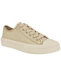 Guess - Carey Jacquard Logo Low-top Lace-up Sneakers - Lyst