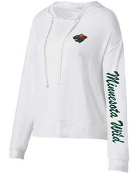 Concepts Sport - Minnesota Wild Accord Hacci Long Sleeve Hoodie T-shirt - Lyst