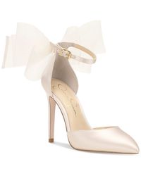 Jessica Simpson - Phindies Bow Ankle-strap Pumps - Lyst