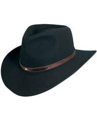 Scala - Crush Felt Durango Wool Hat - Lyst
