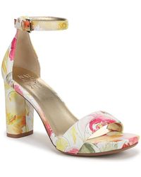 Naturalizer - Joy Square Toe Ankle Strap Dress Sandals - Lyst