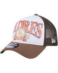 KTZ - San Diego Padres Distressed 9forty A-frame Adjustable Trucker Hat - Lyst