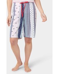 Hue - Seaside Stripe Bermuda Pajama Shorts - Lyst