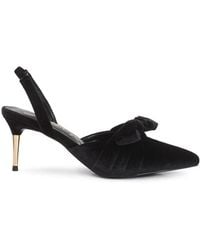 LONDON RAG - Mayfair Velvet High Heel Mule Sandals - Lyst