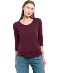 Wilt - Sleeve Mock Layer Tee - Lyst