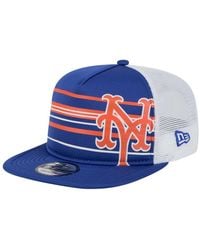 KTZ - New York Mets 9fifty A-frame Trucker Snapback Hat - Lyst