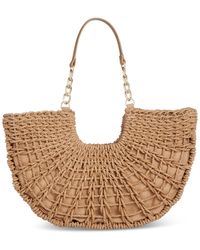 INC International Concepts - Ivah Extra-large Woven Straw Chain Tote - Lyst