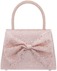 Nina - Crystal Magnetic Snap Satchel Bag - Lyst