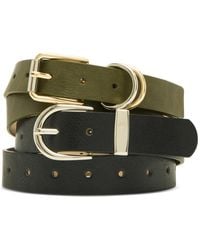 Steve Madden - Classic Round Buckle & Roller-buckle Belts - Lyst