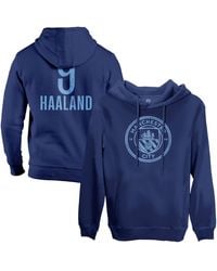 1863fc - Erling Haaland Manchester City Player Fleece Pullover Hoodie - Lyst